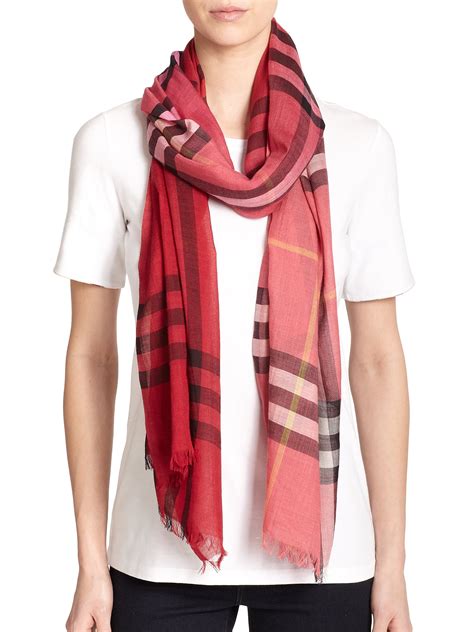 pink burberry check scarf|burberry check scarf sale.